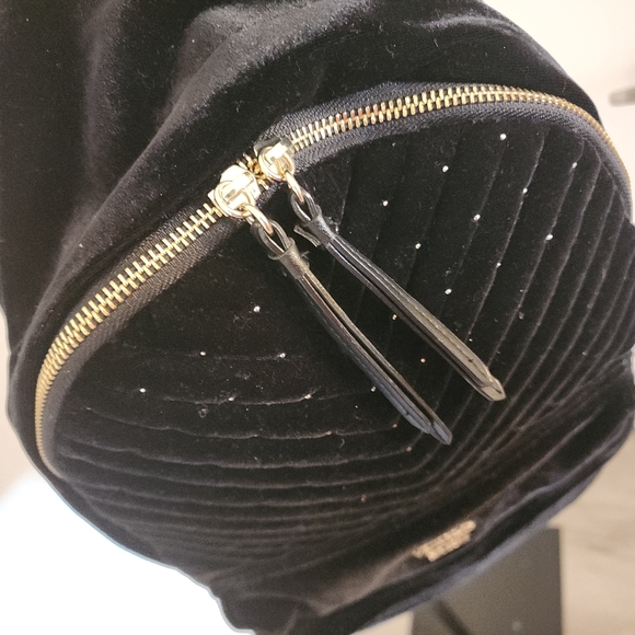 Victoria's Secret Large Velvet Studded Backpack. Condition is New without tags - Picture 3 of 10